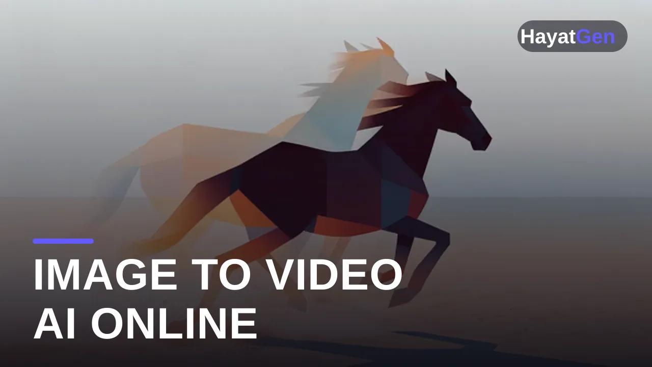 Image to video AI generator thumbnail showing a still photo bursting into cinematic motion