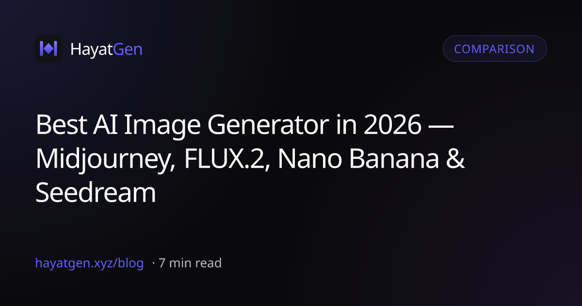 Best AI Image Generator 2026 — Midjourney vs FLUX vs Nano Banana